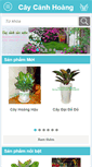 Mobile Screenshot of caycanhhoanganh.com